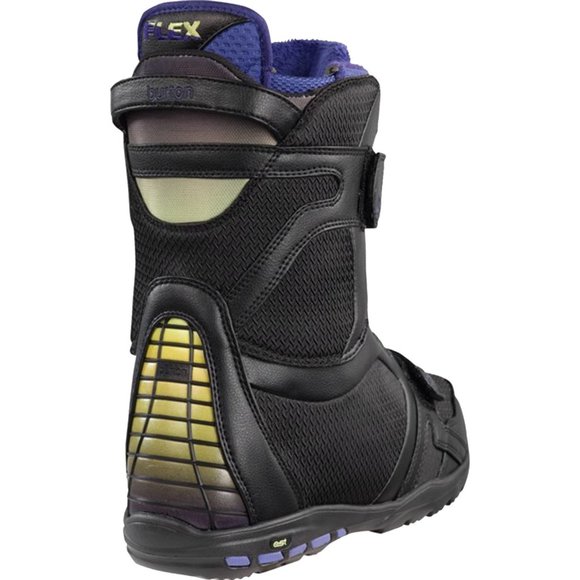 NEW $280 Burton Axel Womens Snowboard Boots!  Sizes 5.5 or 6  Black Purple Trim - Picture 3 of 3